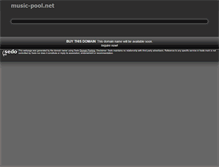 Tablet Screenshot of music-pool.net